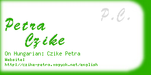 petra czike business card